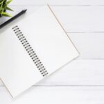 White Blank Notebook